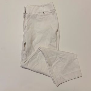 Anne Kline White Capris Pants